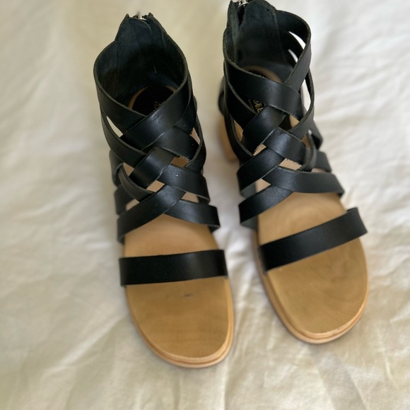 Swedish Hasbeens Plain Strap Sandals- brand new NWOT - Picture 5 of 8